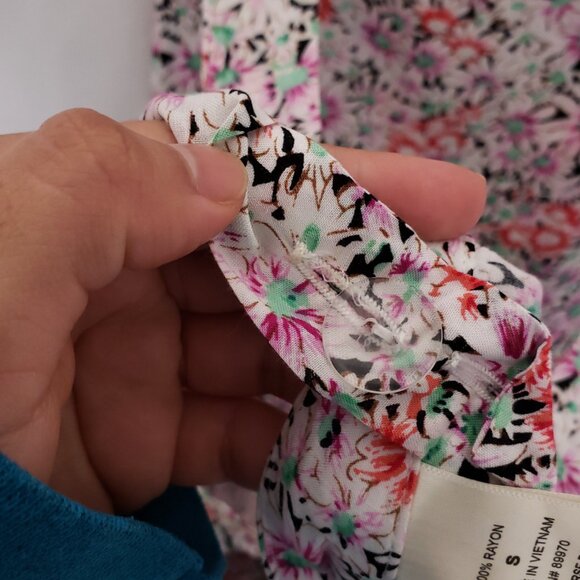 Passport Multicolor Colorful Thin Overall Shorts Romper with Pockets Size S - Picture 16 of 16